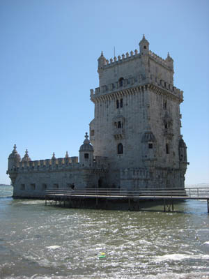 The castle in the Rio Tejo